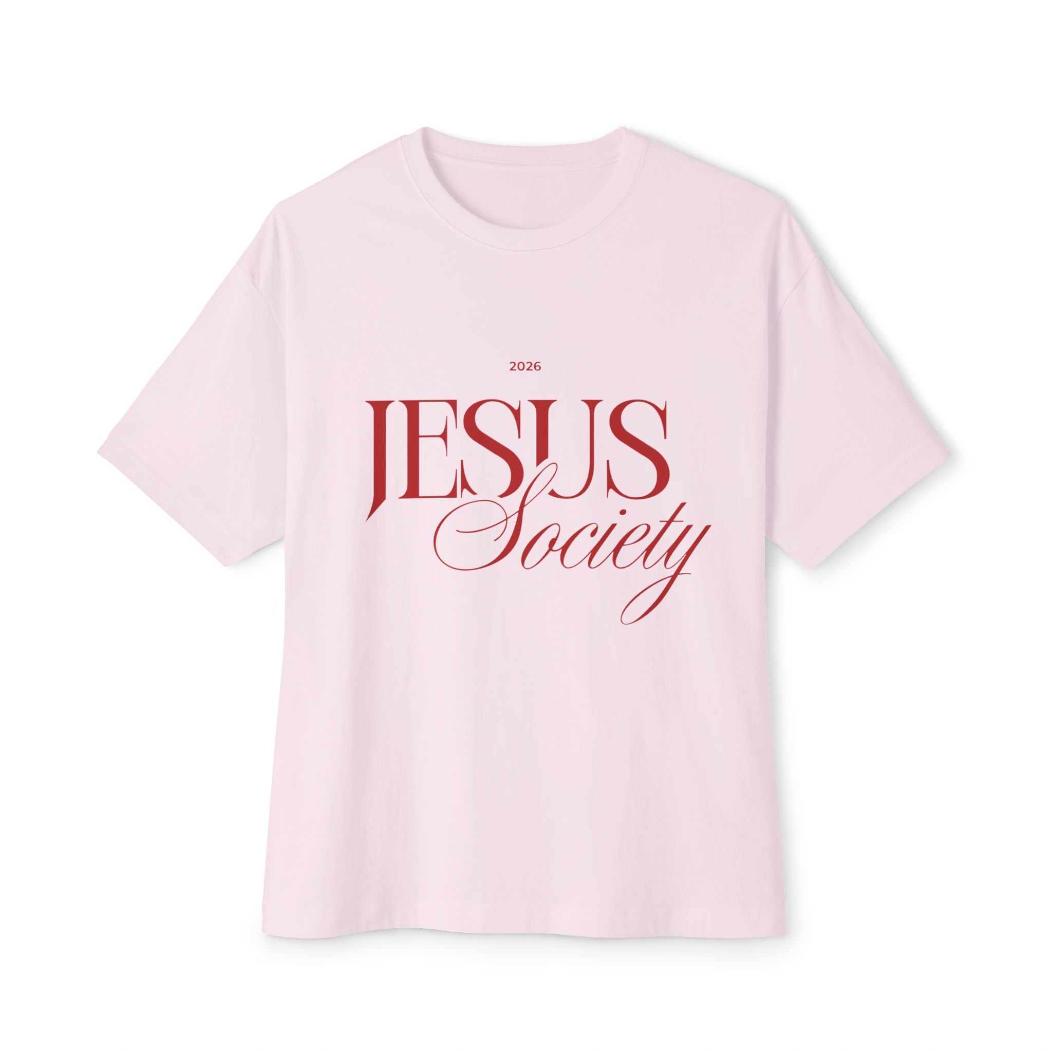 Jesus Society Tee | Script Logo Christian Faith Shirt