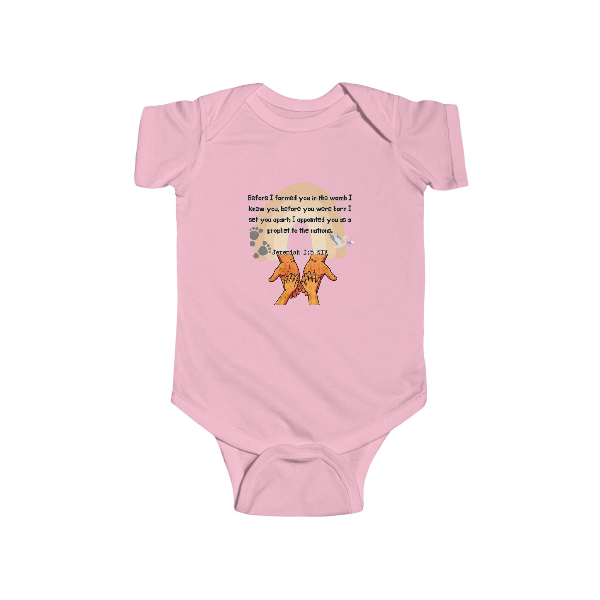 I knew you Infant Fine Jersey Bodysuit