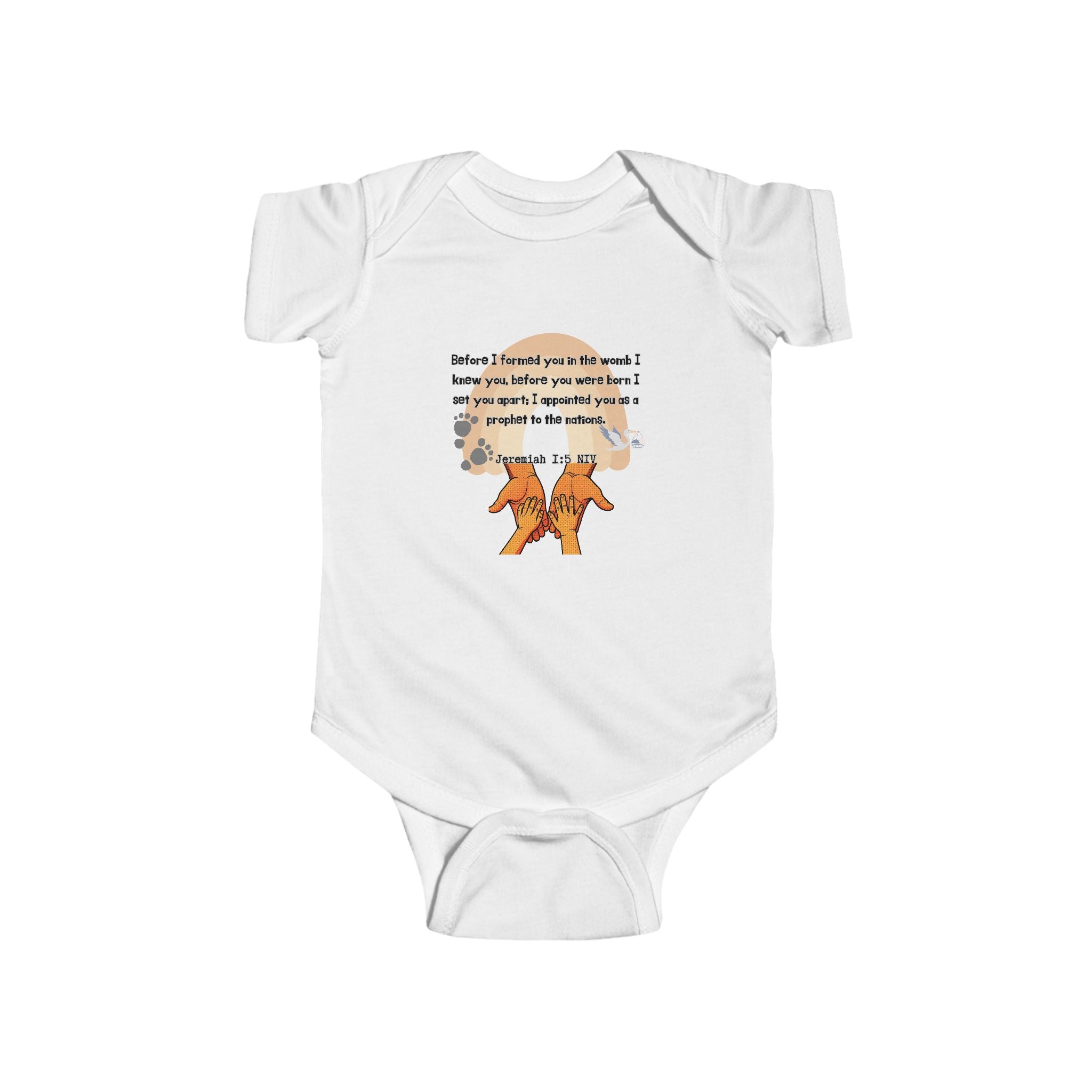 I knew you Infant Fine Jersey Bodysuit