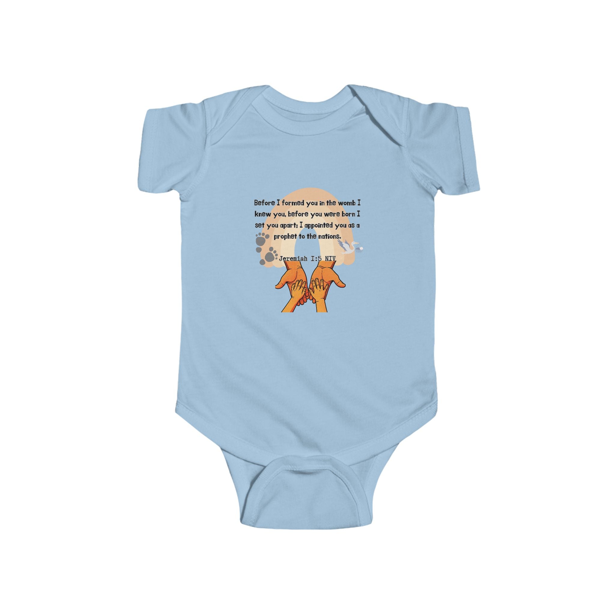 I knew you Infant Fine Jersey Bodysuit