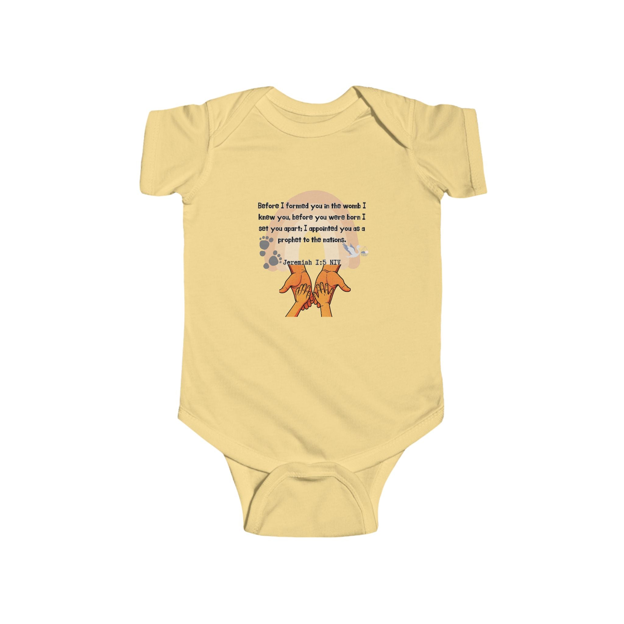 I knew you Infant Fine Jersey Bodysuit