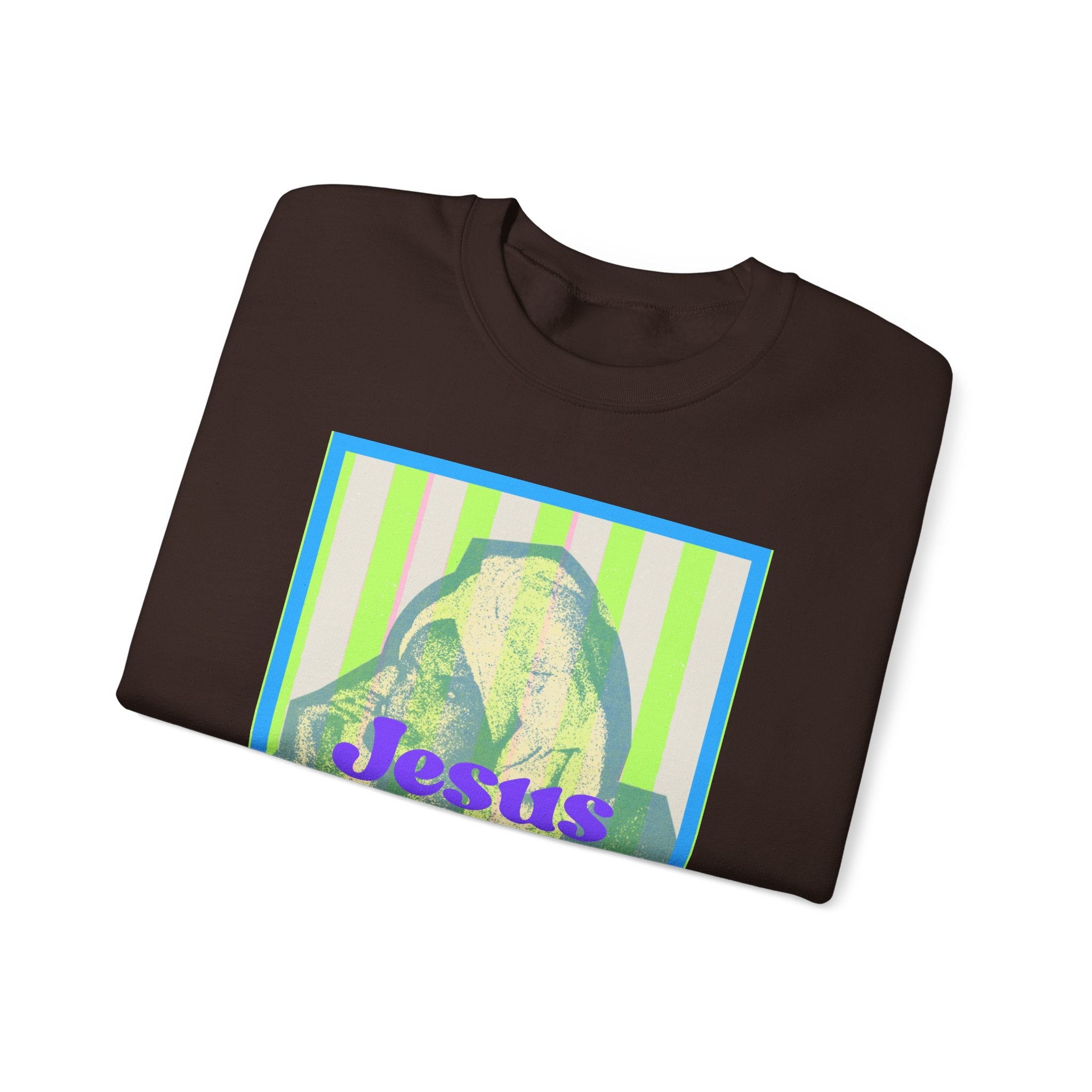 Jesus Girlie graphic crewneck Sweatshirt | religious vintage illustration
