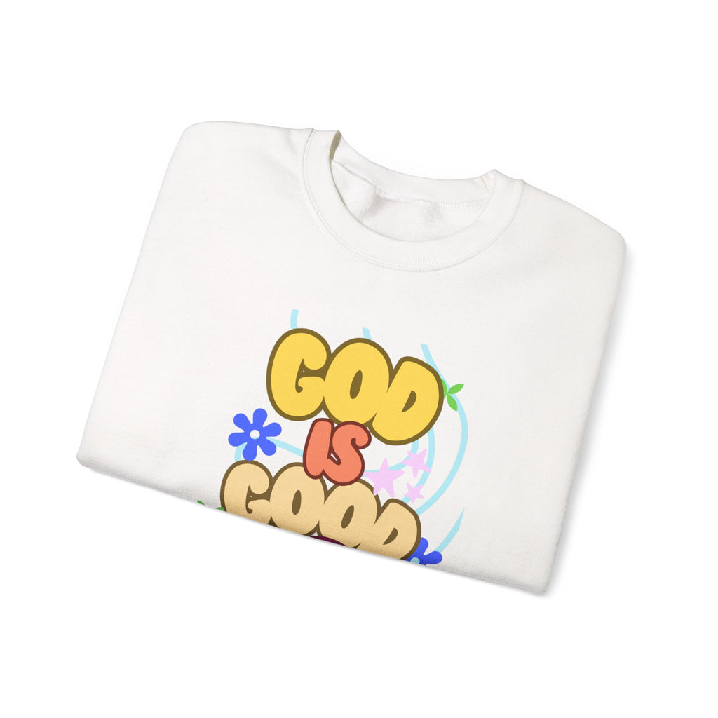 God is good Unisex Heavy Blend™ Crewneck Sweatshirt