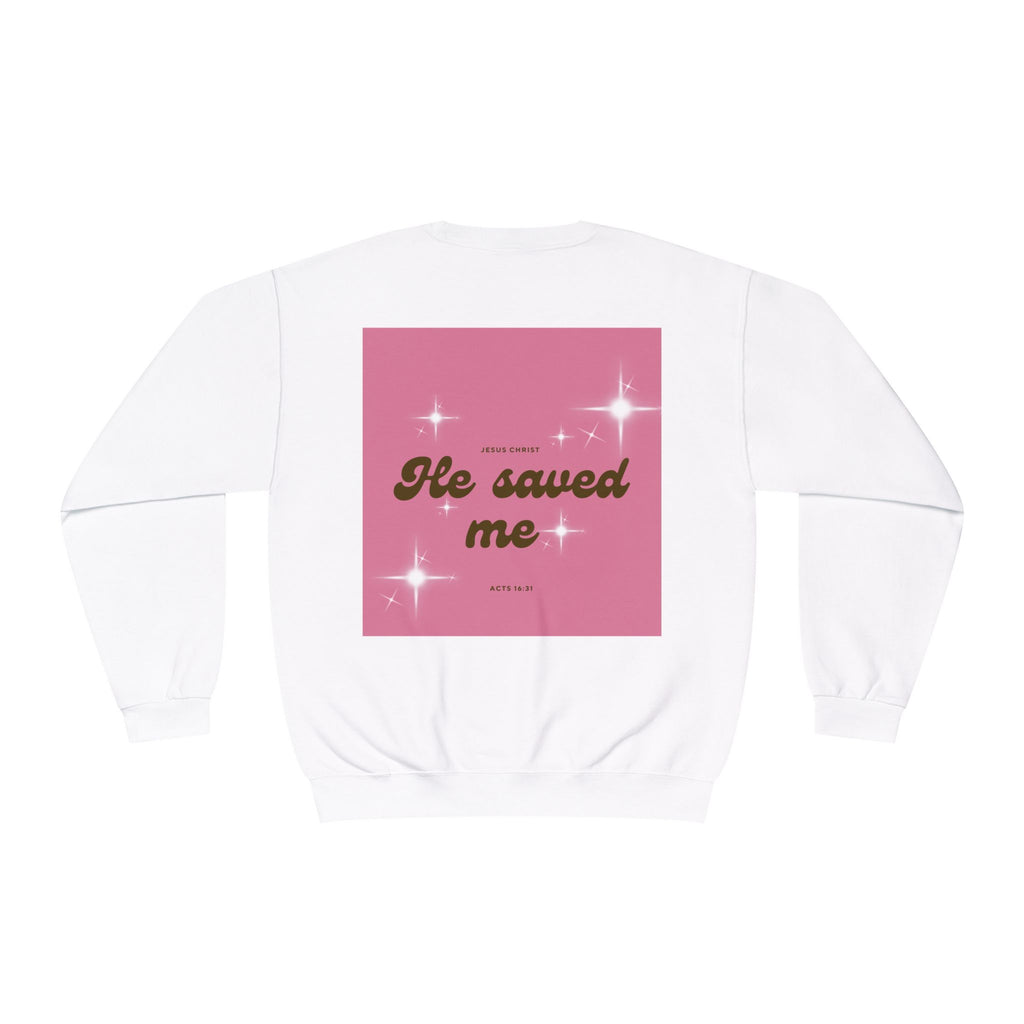 He Saved Me Classic Crewneck