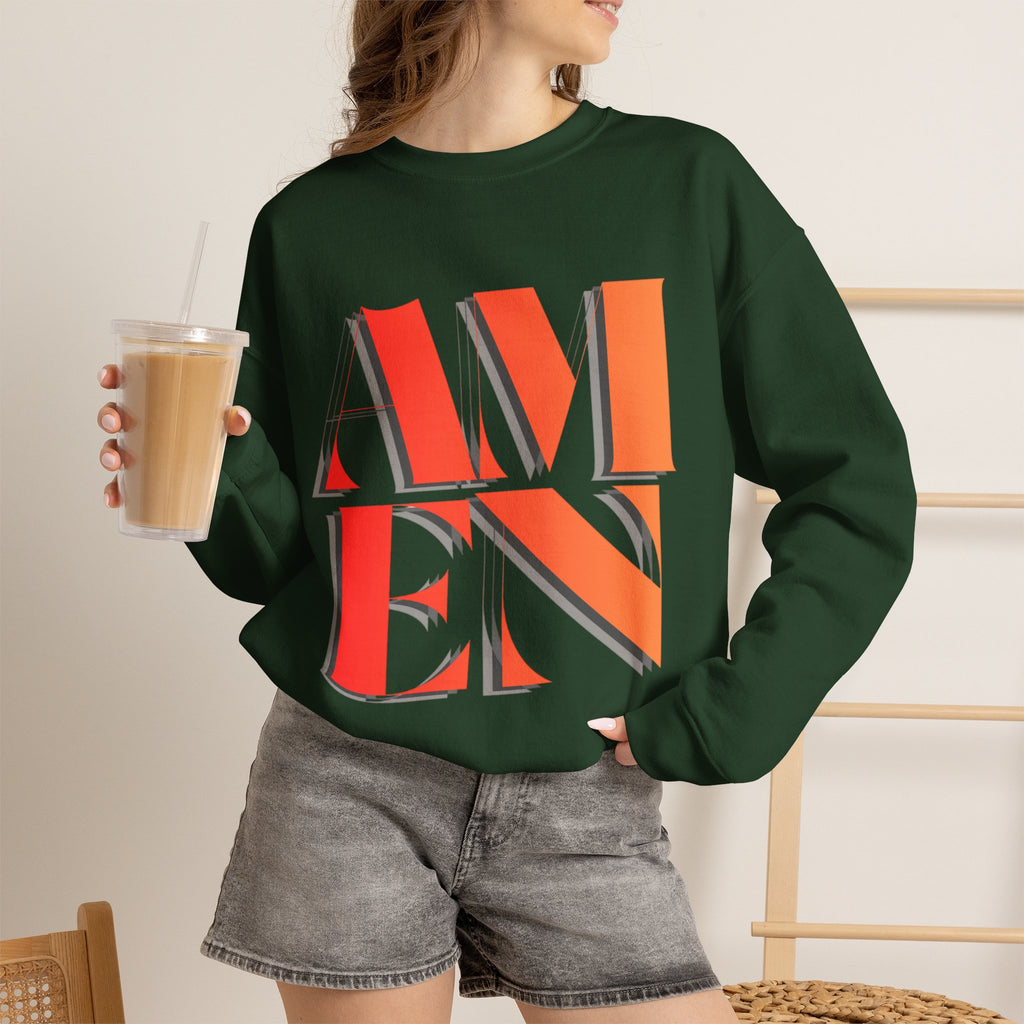 Amen Unisex Heavy Blend™ Crewneck Sweatshirt