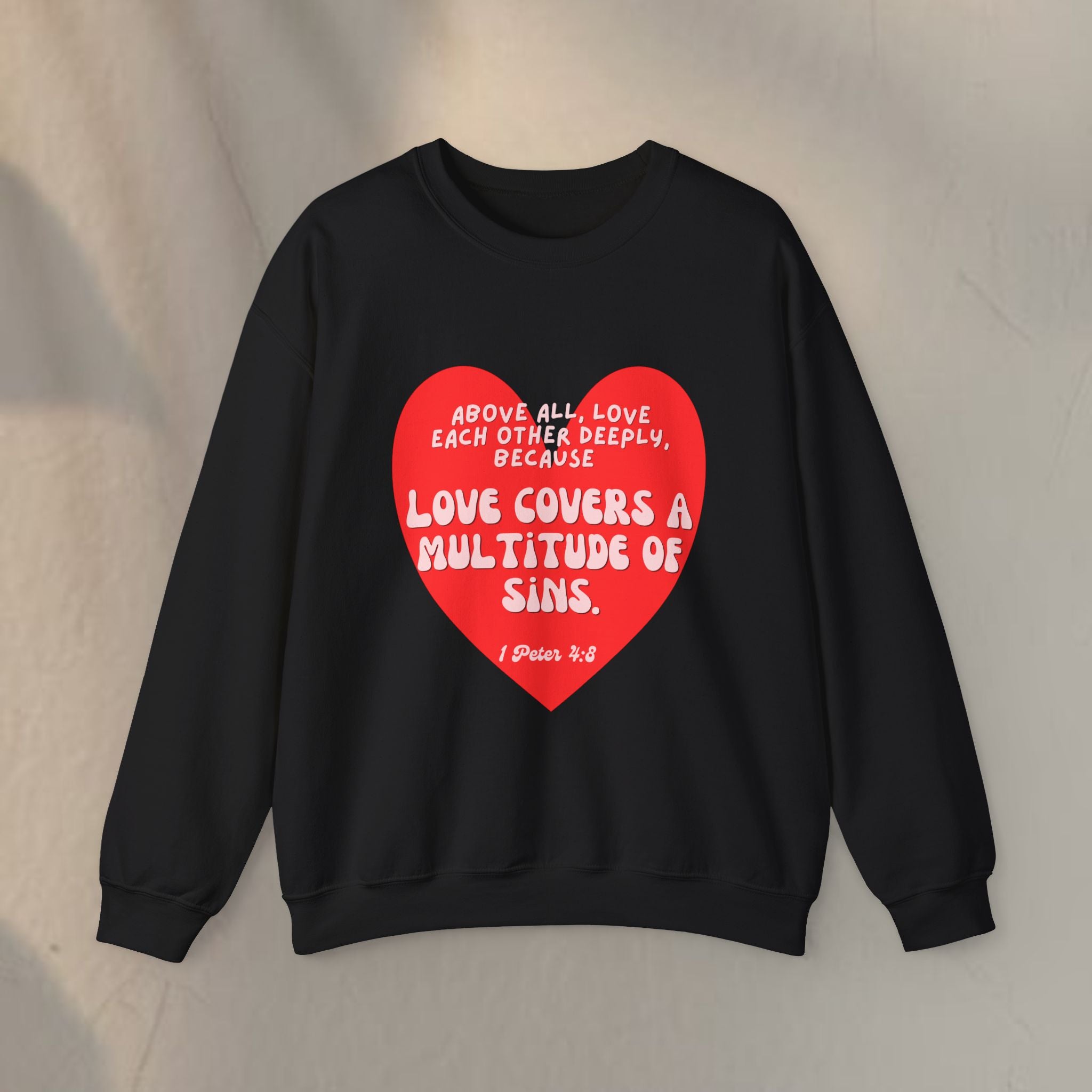 Love covers all Unisex Heavy Blend™ Crewneck Sweatshirt