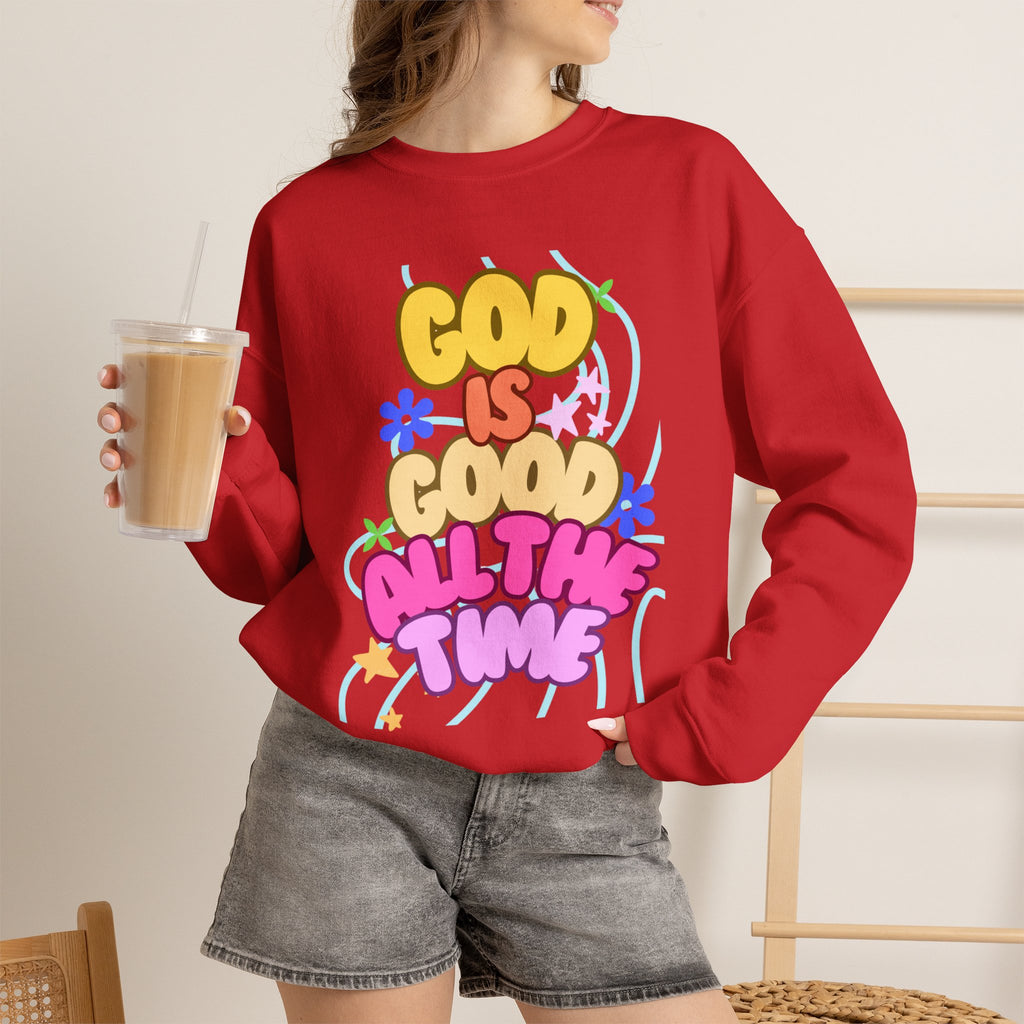 God is good Unisex Heavy Blend™ Crewneck Sweatshirt