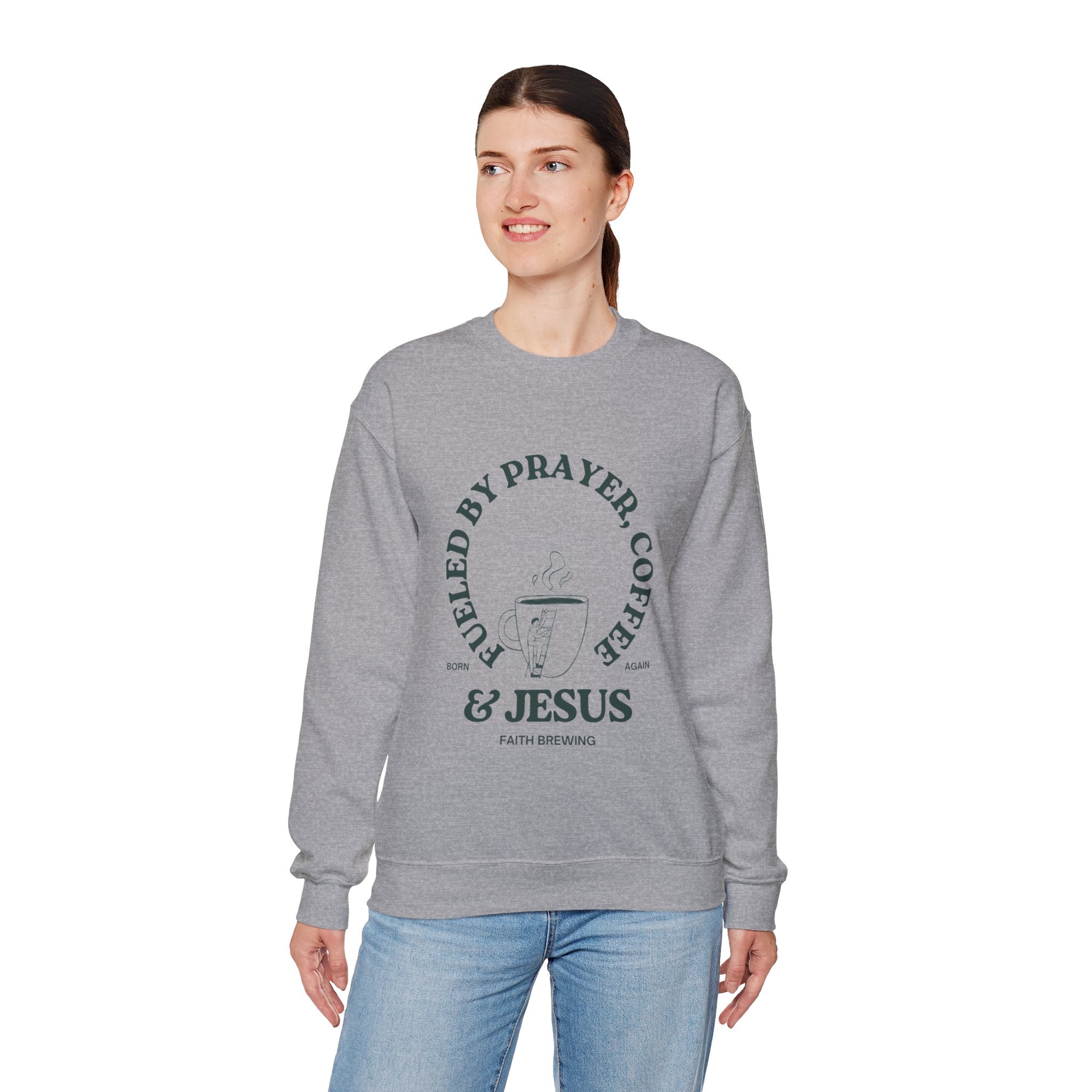 Faith brewing Unisex Heavy Blend™ Crewneck Sweatshirt