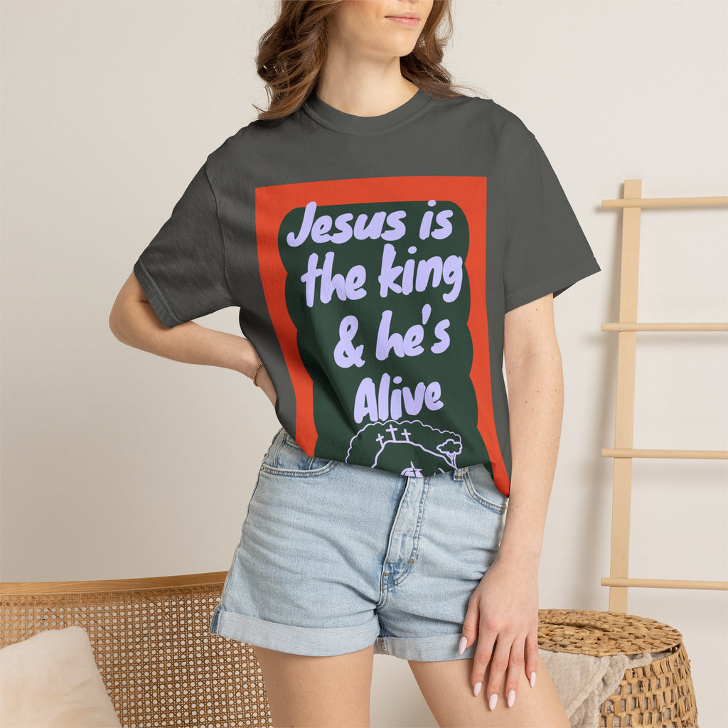 Jesus is Alive Unisex Garment-Dyed T-shirt