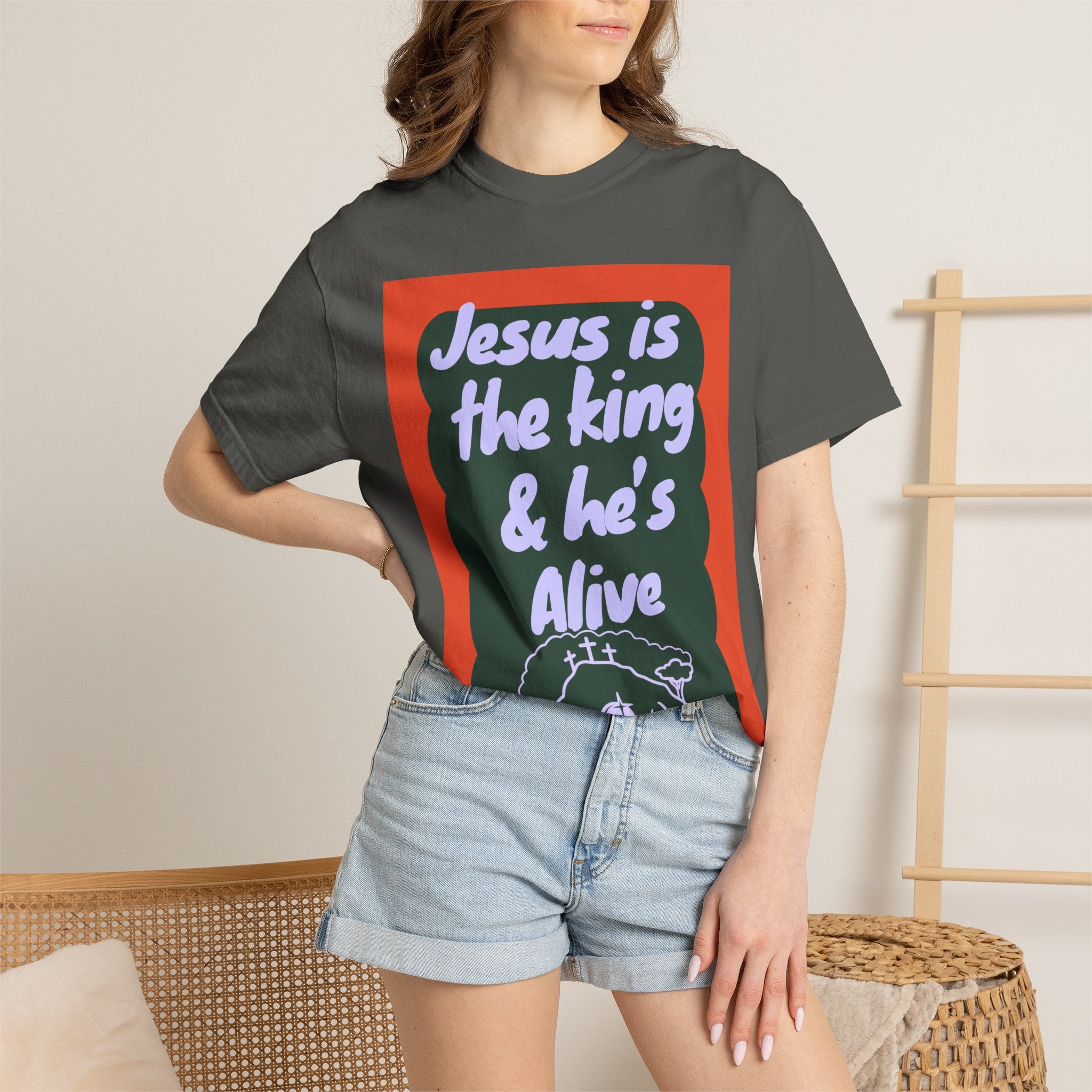 Jesus is Alive Unisex Garment-Dyed T-shirt