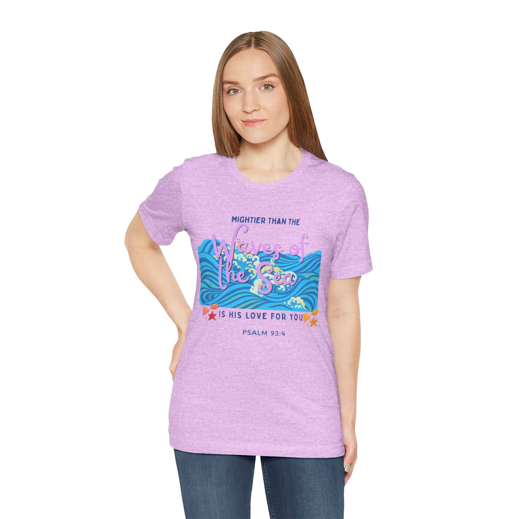 Waves of his Love Unisex Jersey Short Sleeve Tee
