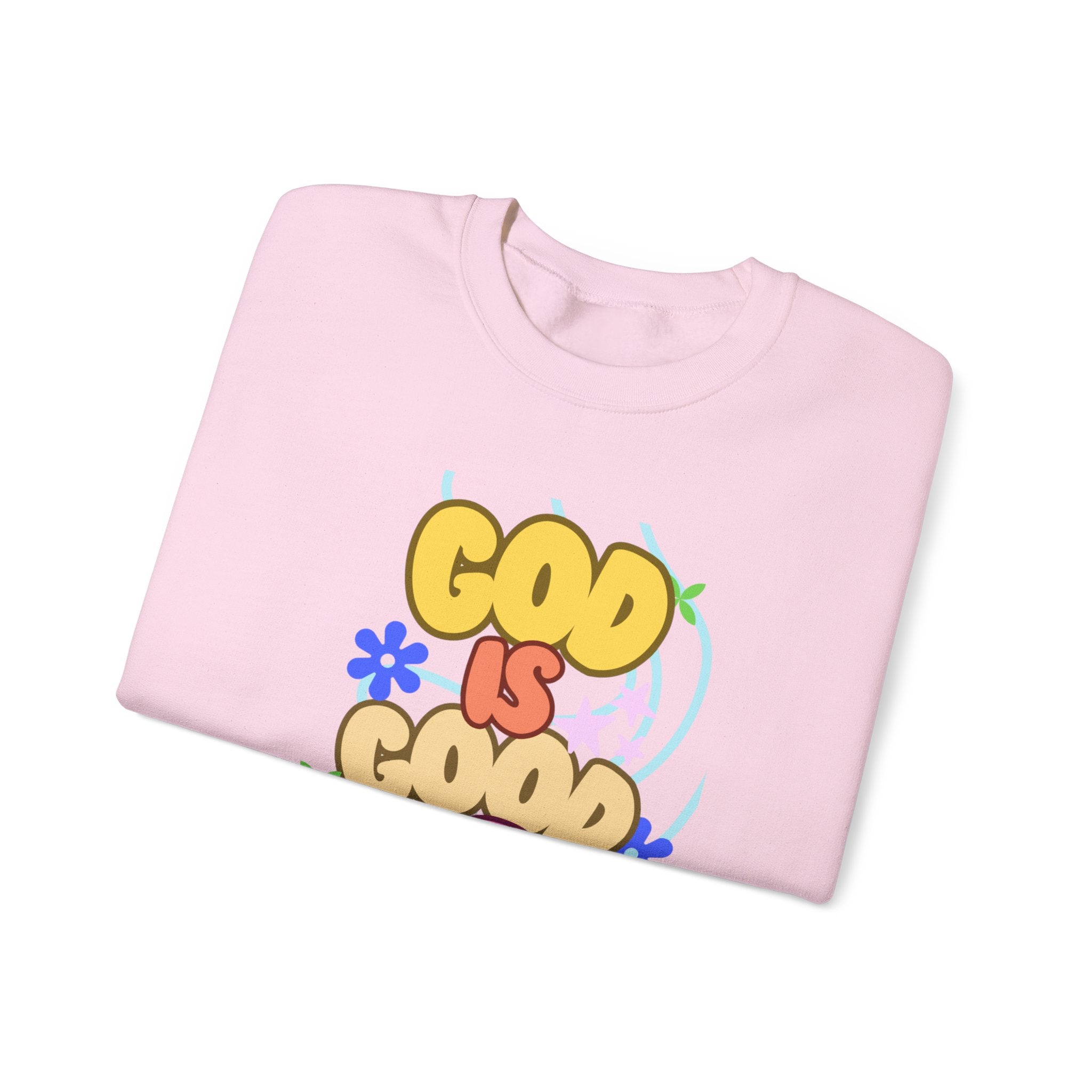 God is good Unisex Heavy Blend™ Crewneck Sweatshirt