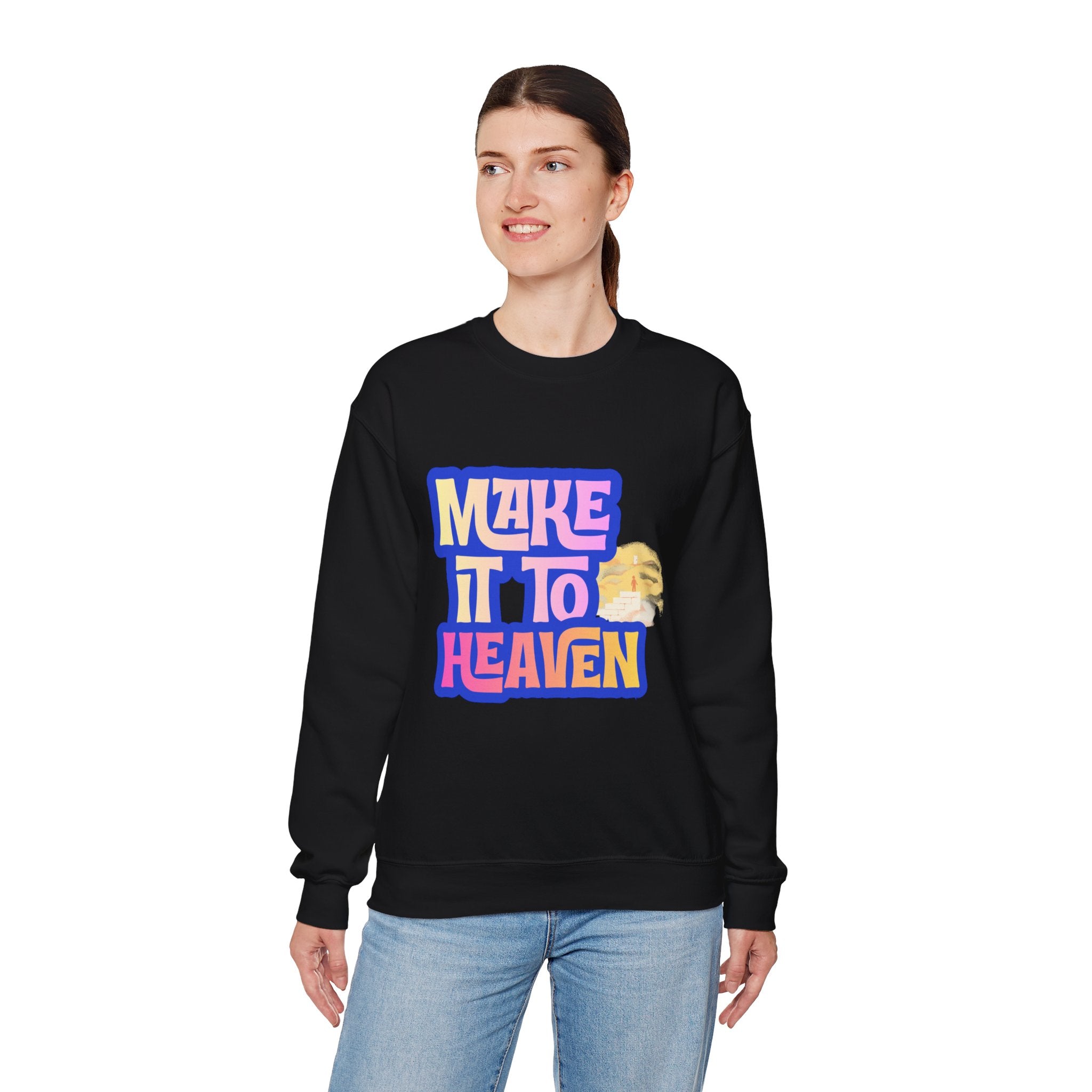 Make it to Heaven Unisex Heavy Blend™ Crewneck Sweatshirt