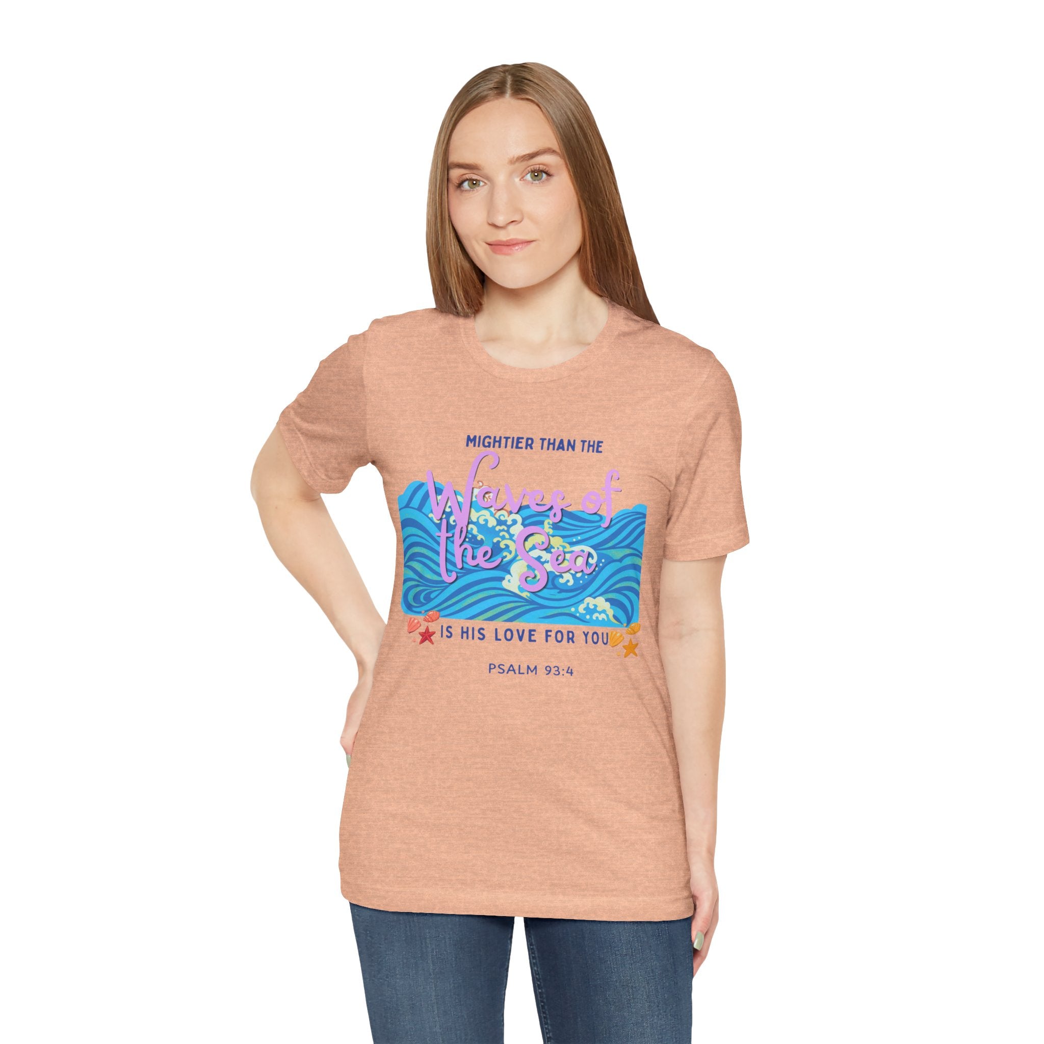 Waves of his Love Unisex Jersey Short Sleeve Tee