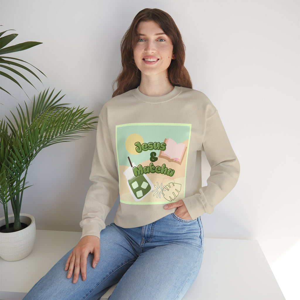 Jesus & Matcha Essential Crewneck