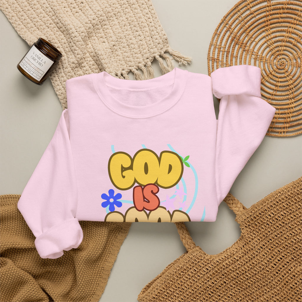 God is good Unisex Heavy Blend™ Crewneck Sweatshirt