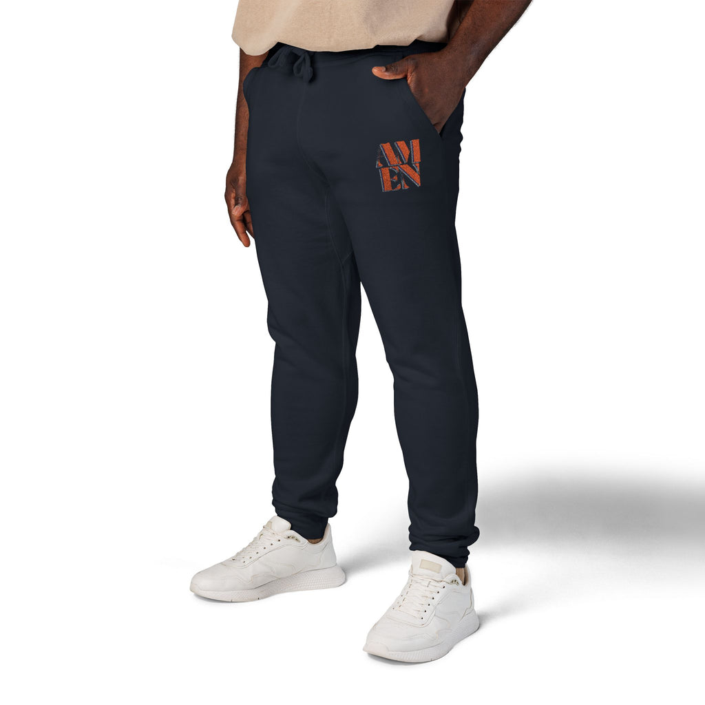 Amen Unisex Fleece Sweatpants (Embroidery)