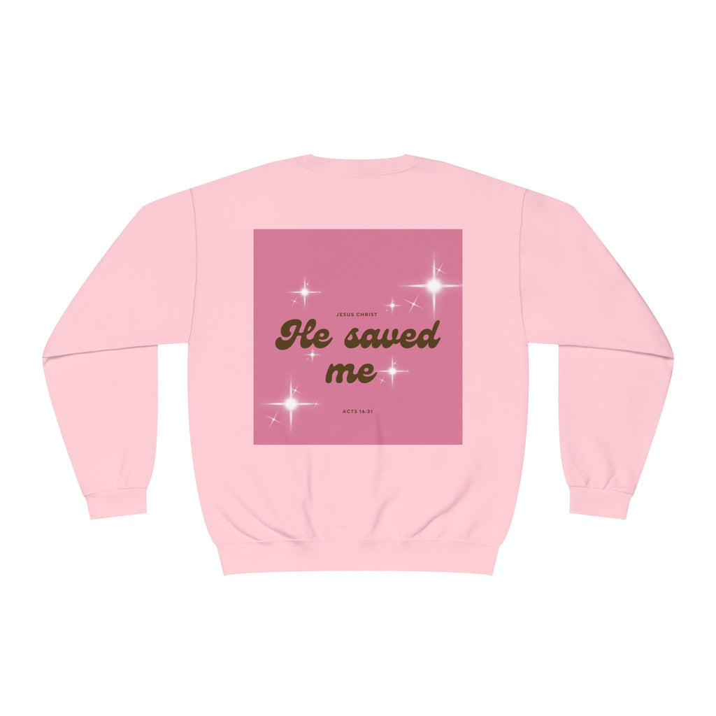 He Saved Me Classic Crewneck