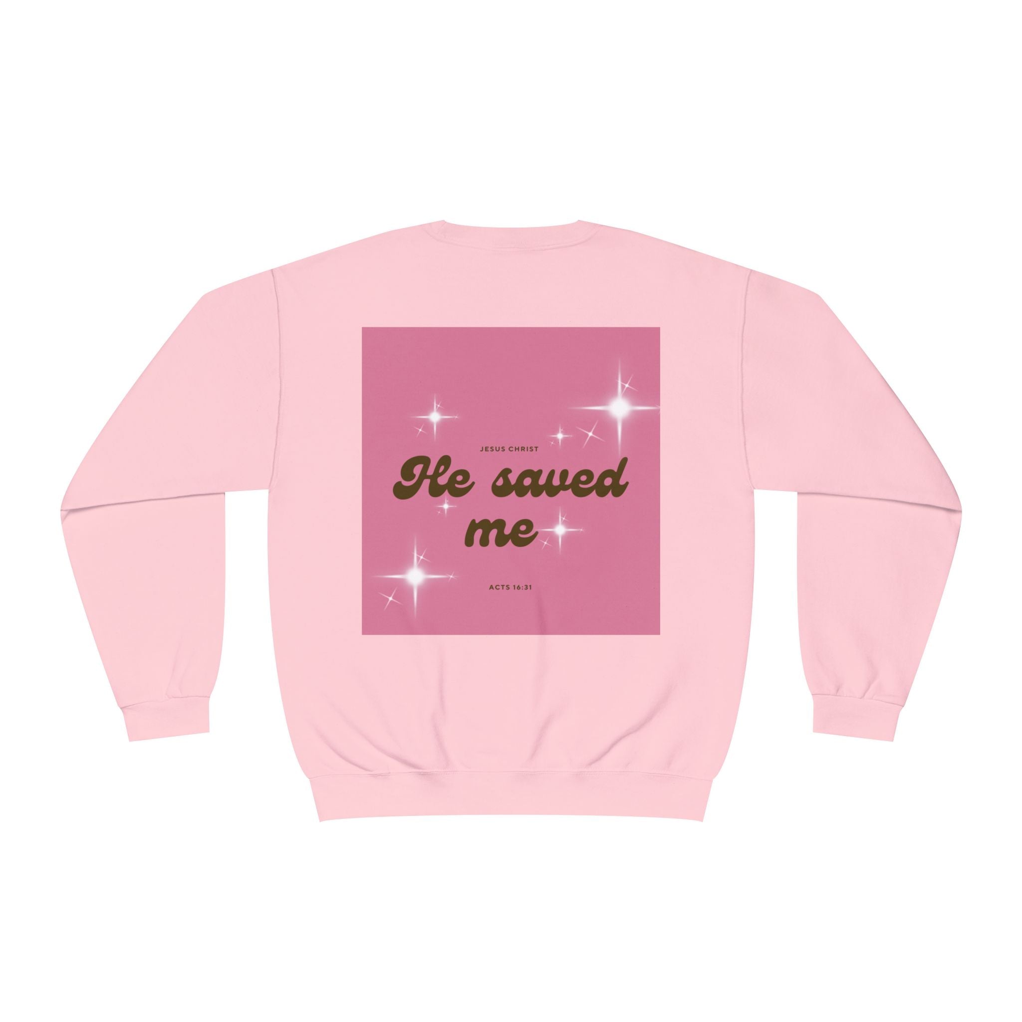 He Saved Me Classic Crewneck