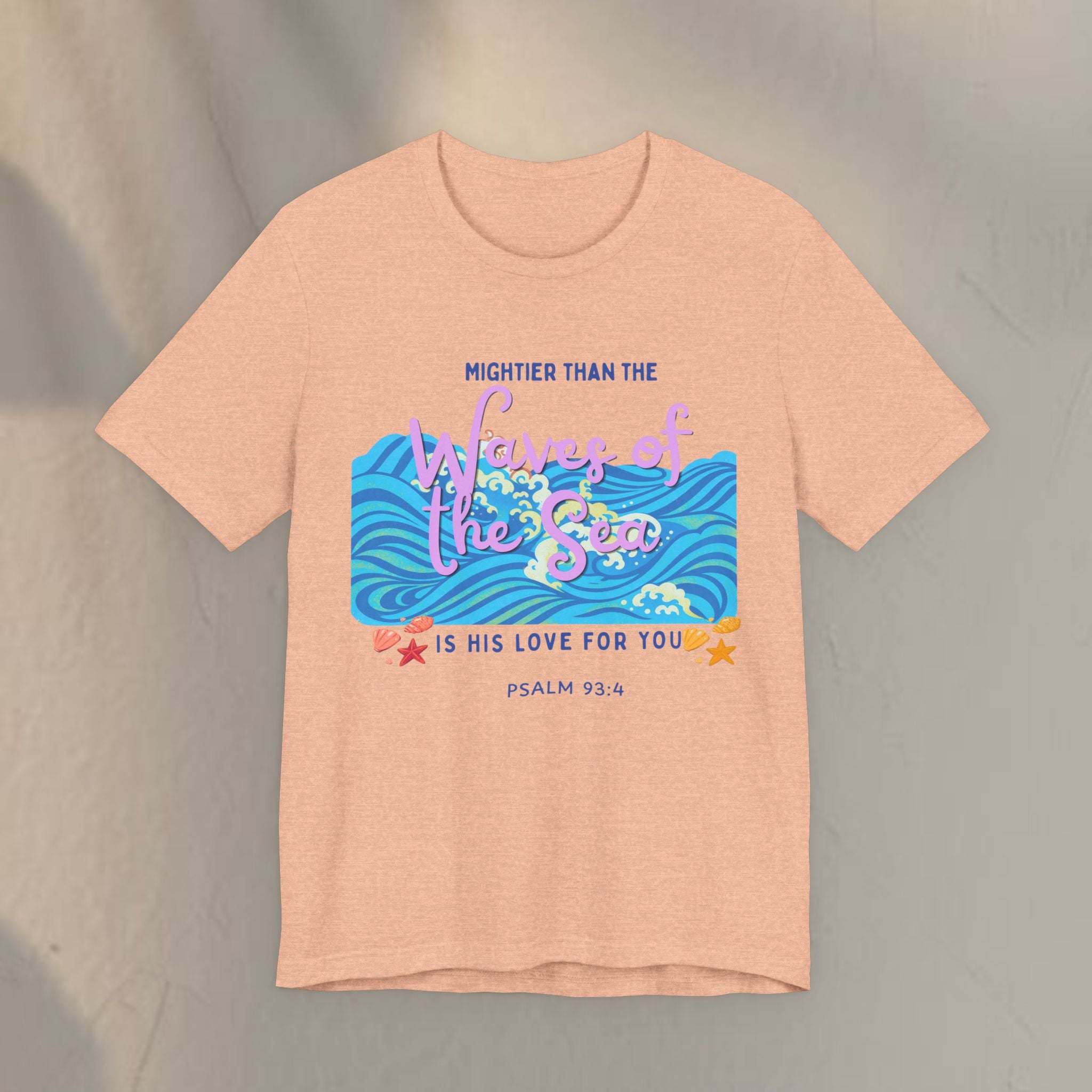 Waves of his Love Unisex Jersey Short Sleeve Tee
